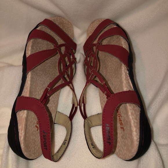 JSPORT by Jambu Red Vegan/textile upper - Picture 4 of 5